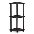 thumbnail image 2 of Pemberly Row Turn-N-Tube Wood 3-Tier Corner Display Rack in Dark Walnut, 2 of 5