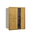 thumbnail image 3 of 4C Horizontal Mailbox - 10 Door High Unit (37 1/2 Inches) - Double Column - Stand-Alone Parcel Locker - 4 PL5's - Alumin, 3 of 4