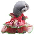 thumbnail image 2 of SPRING PARK Pet Dog Clothes Chinese Style Tang Skirt Dress Puppy Party Festival Costume Chihuahua, 2 of 7