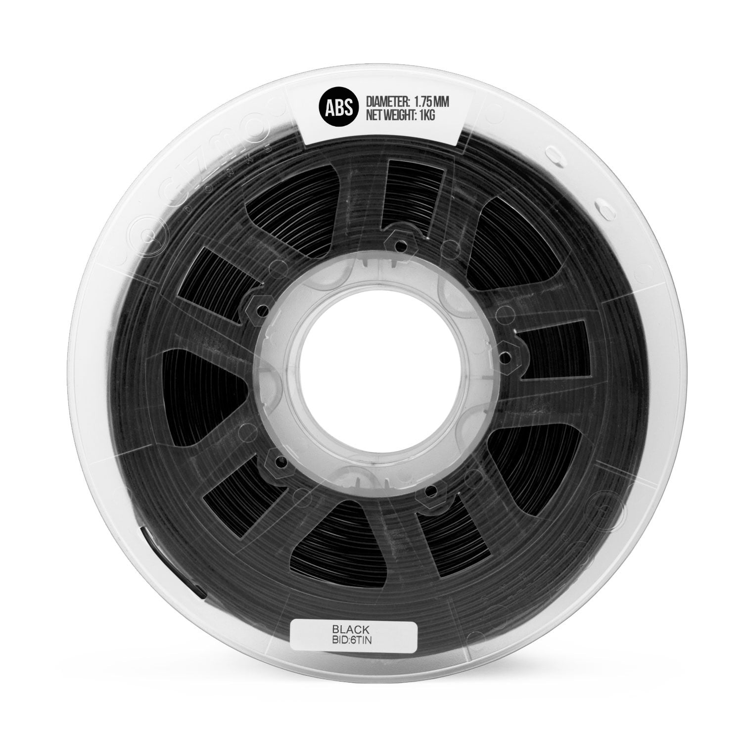 Gizmo Dorks 3mm (2.85mm) ABS Filament for 3D Printers 1 kg, Black