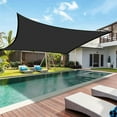 thumbnail image 4 of 70% Shade Cloth for Plants,6.5'x6.5'Black Mesh Shade Cloth with Grommets,Outdoor Sun Shade for Outdoor Pergola Patio Flower Lawn Kennel,Black, 4 of 8