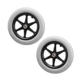 thumbnail image 1 of Rueda trasera flexible Scienceny para silla de ruedas 2 piezas gris, 1 of 6