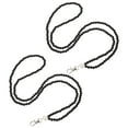 thumbnail image 1 of Zipper Puller Helper Black Alloy Pearl 2Pcs 25.2x0.6x0.6In, 1 of 8