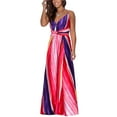 thumbnail image 1 of Seyurigaoka Women Fashion V-neck Backless Dress Stylish Sleeveless Beach Dress, 1 of 10