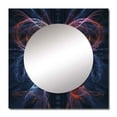 thumbnail image 2 of Designart "Dual Flame Sacred Affection III" Romantic Square Mirror For Wall Decor - Large Blue Square Mirror Printed Wall Decor - Traditional Square Living Room Mirror, 2 of 5