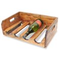 thumbnail image 2 of vidaXL Wine Racks 4 pcs for 16 Bottles Solid Reclaimed Wood, 2 of 4