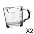 thumbnail image 1 of 2 Tazas Medidoras De Espresso Con Escala, Taza De Leche Con Asa Para Café, 1 of 10