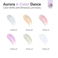thumbnail image 2 of SAVILAND Hema-Free Poly Nail Gel Kit: 6 Aurora Colors Poly Extension Gel Nail Kit with Cat Eye Eeffect, 28-Day Lasting Hardness Poly Gel for Nourishing Nails Builder Enhancement Nail Art Home Salon, 2 of 7