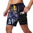 thumbnail image 2 of Apex Legends Mens Swim Trunks with Compression Liner Board Shorts Quick Dry Swim Shorts Bathing Suits 2XL, 2 of 8
