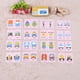 thumbnail image 3 of Vehículo/Animal/Frutas/Productos Vivos Formación de Aprendizaje Tarjetas de Memoria Bebé Early Educational Anti-Tear Matching Puzzle Tarjetas Cognitivas con Caja de Almacenamiento de Hierro(Vehículo) Ecomeon no, 3 of 6