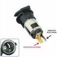 thumbnail image 3 of 12V Car Truck Cigarette Socket Lighter Power Socket Plug for Charger Adapter Cable × 1-, 3 of 4