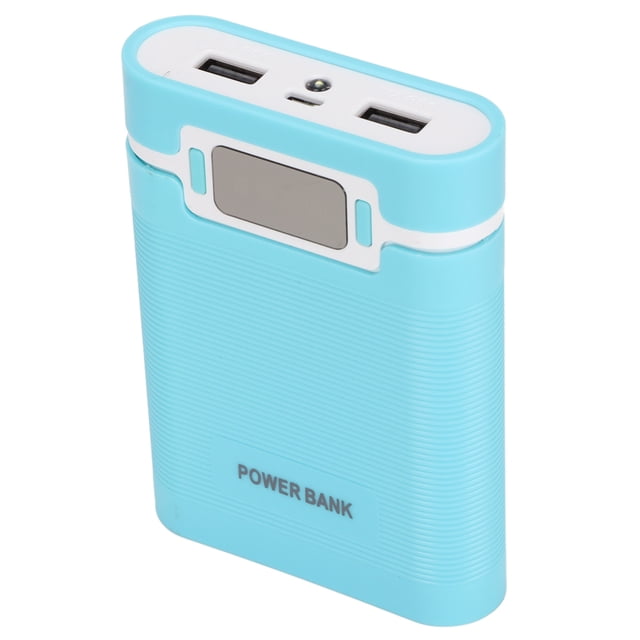 DIY Power Bank, Reliable 2 Way Charging Mobile Battery Box Overcurrent Full Care Light Weight Wide Use For Electronic Products Black,White,Red,Blue
