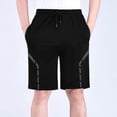 thumbnail image 2 of Vhkiploz Plus Size Summer Running Shorts for Men's Drawstring Workout Sporty Athletic Shorts Solid Color Beachwear Board Shorts with Side Pockets, 2 of 9
