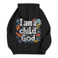 thumbnail image 4 of Womens Hoodies Sweatshirts Featuring Cozy Autumn/Winter Print Design Hoodie for Women Black S, 4 of 4