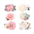 thumbnail image 1 of piezas de pinzas para el cabello con forma de flor para niñas, pasadores con forma de flor, 1 of 5