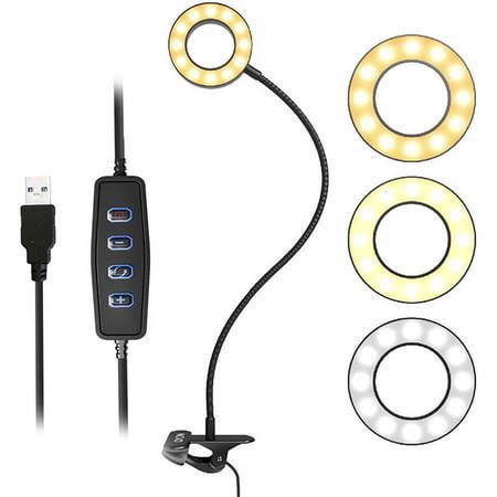 UPC: 0817711021961 | VGC-1 Clip-On Selfie Ring Light for Live Stream/Makeup/Tutorial/Vlog