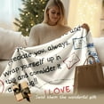 thumbnail image 2 of Gifts for Mom, Oversized Hoodie Mom Hooded Blanket Wearable Blanket Mom Blanket Hoodie Cozy Fleece Flannel Wearable Blanket Birthday Christmas Gifts for Mom, Letter Mom Wearable Blanket, 2 of 6