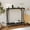 Black, variant on HLR 29.5" Small Console Table, 2 Tier Narrow Entryway Table with Open Shelf, Black