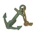 thumbnail image 6 of Zeckos Verdigris Cast Iron Ship Anchor Bookends Home Decor Set of 2, 6 of 9