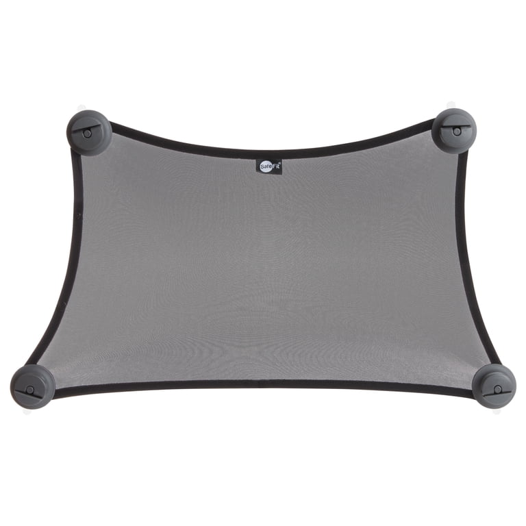 SafeFit Adjust-to-Fit Baby Car Window Shade, Gray photo 7