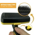 PetBox SelfCleaning Grooming Brush MMF7 for Dogs and Cats, Retractable
