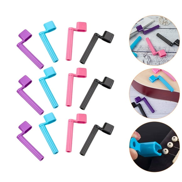 WEUVEB 12Ud Herramienta Para Cuerdas Guitarra Enrollador Plástico Para Guitarra Bajo Y Ukulele