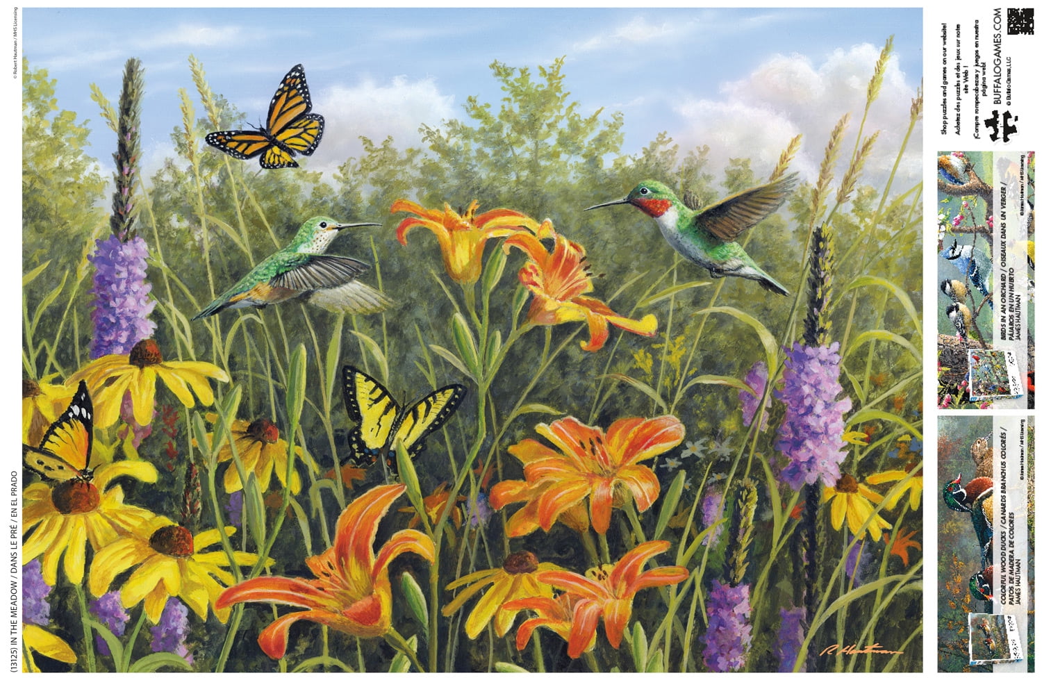 Buffalo Games In the Meadow 1000-Piece 26.75 x 19.75-Inch Interlocking Jigsaw Puzzle for Adults Ages 14+
