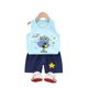 thumbnail image 1 of 3T 70Lemon YellowSummer Cute Cartoon 2pcs Niños Bebé Niños Niñas Chaleco de dibujos animados Top Shorts Pantalones Conjunto Ropa Niños Pijamas Niñas Ropa Conjuntos esquí esquí Gafas de esquí, 1 of 4