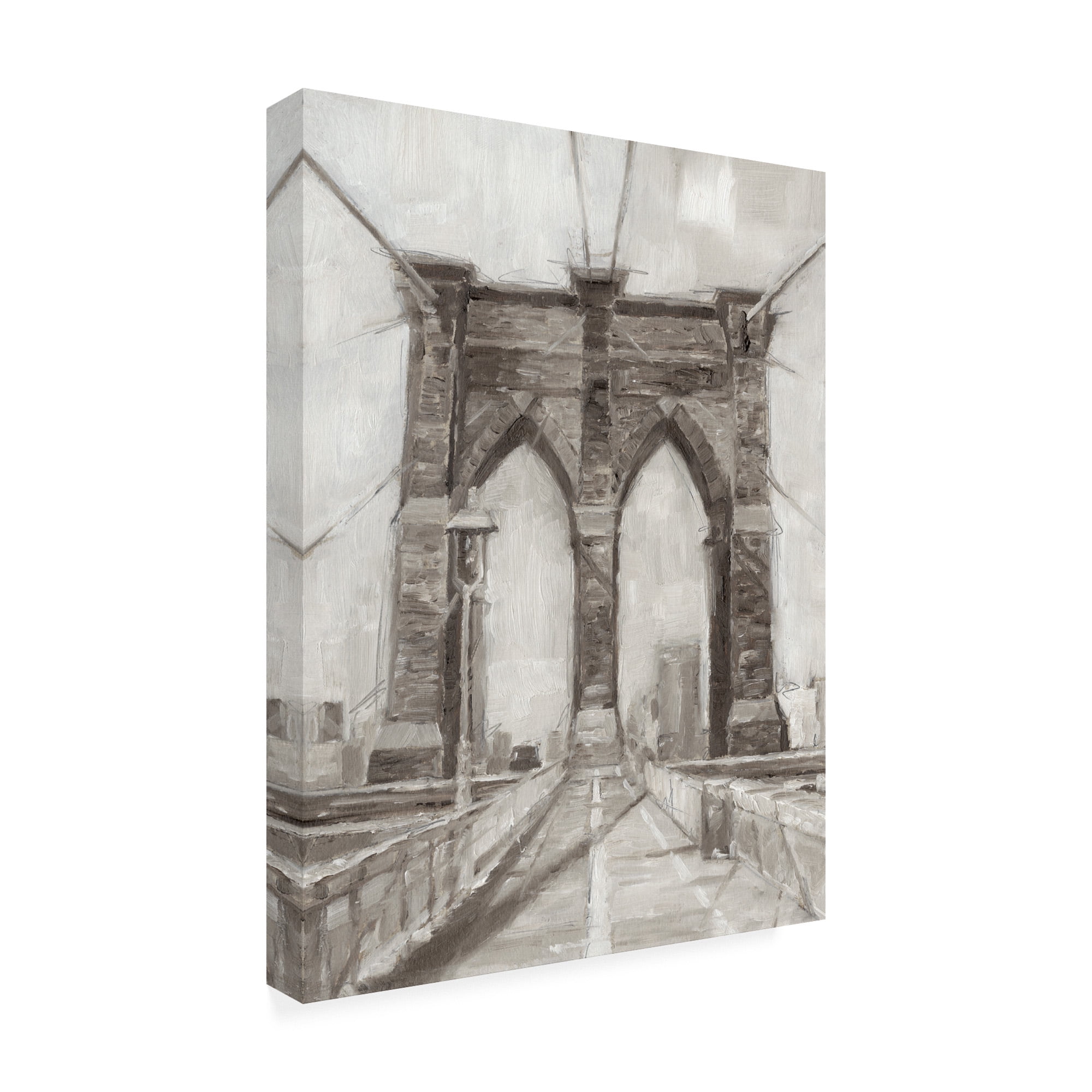 Trademark Fine Art 'Bridge Crossing I' Canvas Art by Ethan Harper