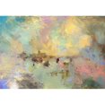 thumbnail image 2 of wall26 - scratched acrylic and oil paints layers - sgraffito - Removable Wall Mural | Self-adhesive Large Wallpaper - 66x96 inches, 2 of 5