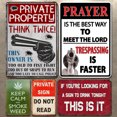 thumbnail image 2 of Señal Advertencia Metal Retro Letrero Pintura Hierro Rectangular 30x40cm 5 Uds., 2 of 9