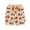 Beige, variant on REDARER Kids' Fire Truck Print Shorts Summer Casual Breathable Knit Elastic Waist Playwear,5-6 Years