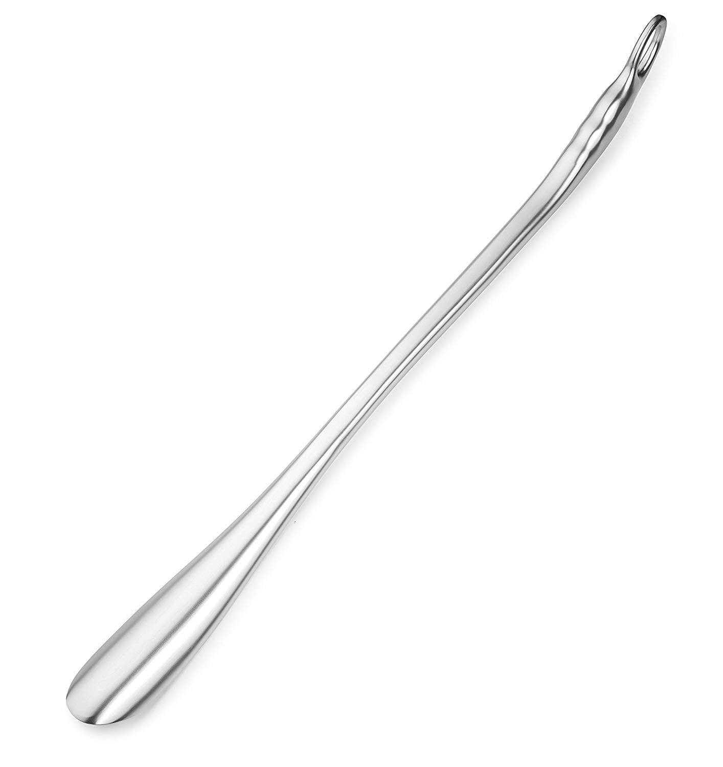 Durable and Sturdy for Shoes and Boots OrthoStep Shoe Horn Long Handle Metal 24 inch 