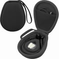 thumbnail image 1 of wonima11 co2CREA Hard Case for SHOKZ New OpenRun Pro 2/1/Mini, OpenRun Standard/Mini, OpenMove, OpenSwim Pro, OpenSwim, Compatible with All SHOKZ Open-Ear Bone Conduction Sport Headphones, Black Case, 1 of 1
