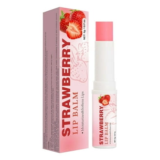 Egg Planet Oh My Lip Balm Strawberry, 0.3 oz (3 Pack), Moist tube
