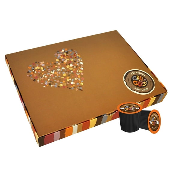 Crazy Cups Hot Chocolate Pods, Holiday Deluxe Gift Set, 20 Count for Keurig K Cups Machines,