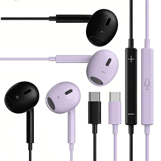 Audífonos USB-C Wgluupk para iPhone 15/16/17 y Galaxy S20/S23/S24