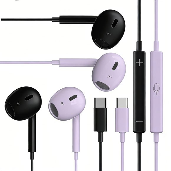 Audífonos USB-C Wgluupk para iPhone 15/16/17 y Galaxy S20/S23/S24