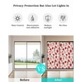 thumbnail image 4 of Window Privacy Film Red Pink Strawberry Stained Glass Window Film Decorative Sun Block Window Cover Beige Lovely Summer Spring Fruit Window Clings Static Adhesive Sticker for Bathroom 29.5"x78.7", 4 of 7