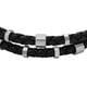 thumbnail image 2 of Pulsera Fossil JF04473040 de Acero Inoxidable con Cuero Negro, 2 of 7