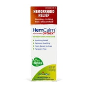 Boiron HemCalm Ointment Hemorrhoid Relief, Burning, Itching, Pain, Discomfort, 1 oz