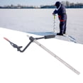 thumbnail image 3 of Alloy Steel 20-Inch Ice Drill Extension Rod with Handle and Electric Drill Connector for Ice Fishing, Extends Drill Length, Lightweight & Compact Design, Easy Installation via Special Bolt, Durable &, 3 of 6