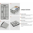 thumbnail image 3 of VERDANVERSE 2Pcs Bedding Storage Containers Non-Woven Cloth Large Capacity Organizer Under Bed Storage Boxes, 3 of 4