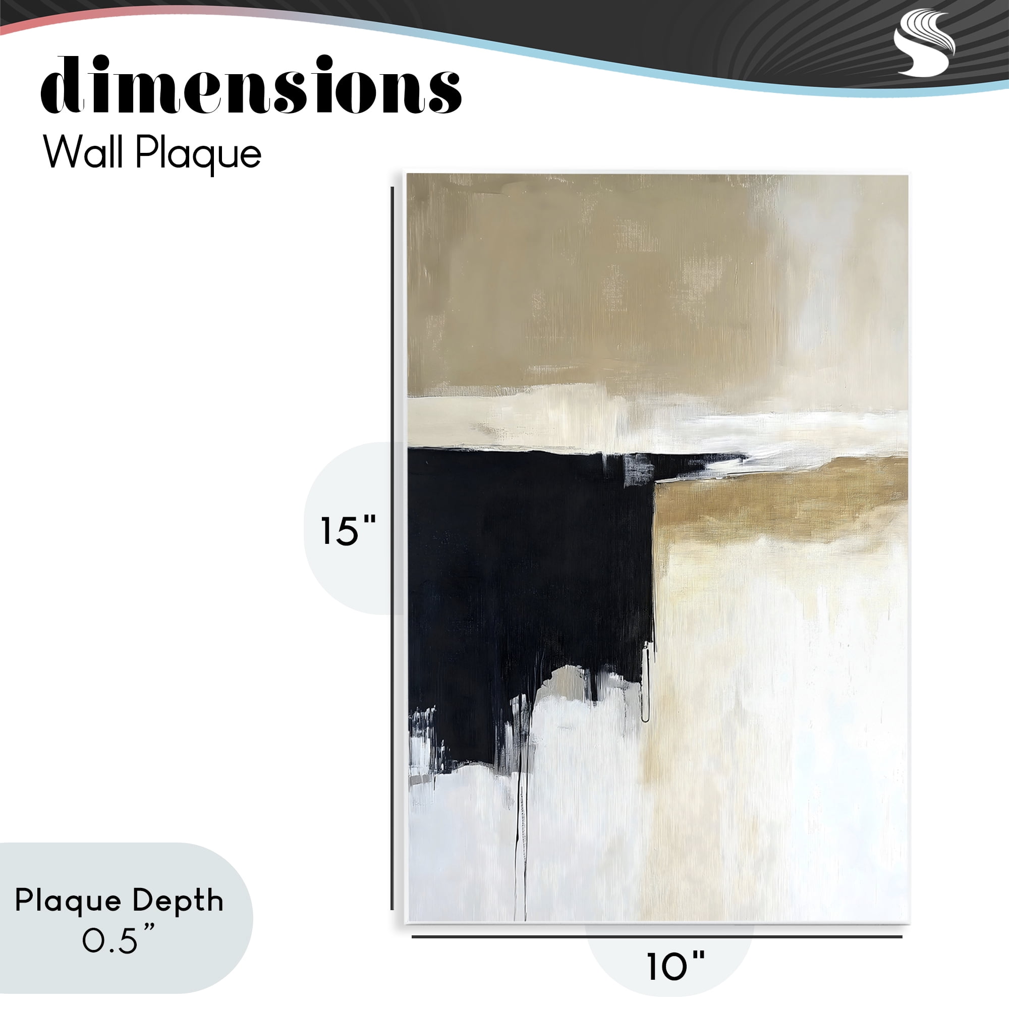 Stupell Industries Desert Shades Muted Neutrals Wall Plaque Art, design by Gina Kelly