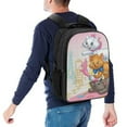 thumbnail image 5 of The Aristocats Backpack 16 Inch Bookbag Casual Daypack Travel Backpacks for Work Hiking Camping, 5 of 6