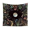 thumbnail image 1 of Tapestry Moon Phases Flower Wall, 150 x 130 cm, microtela de fibra, 1 of 3