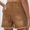 thumbnail image 5 of Summer Denim Hot Shorts Women High Waist Loose Comfy Pants Summer Casual Fashion Daily Jeans with Pockets, 5 of 5