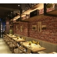 thumbnail image 4 of Flat Faux Brick Stone Wallpaper Roll 3D Effect Blocks Vintage Home Decoration Multi Countryside Red, 4 of 6