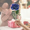thumbnail image 3 of Artificial, regalo del Día de San Valentín, falsa para esposa, novia, pareja, decoración del banquete de boda, Día de Acción Azul, 3 of 6
