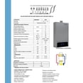 thumbnail image 2 of Calentador Boiler Instantáneo Gas Natural KRÜGER SILVER 12Lts 3512N, 2 of 3